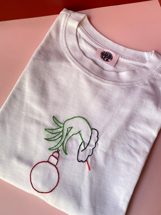 T-SHIRT "GRINCH E PALLINA"
