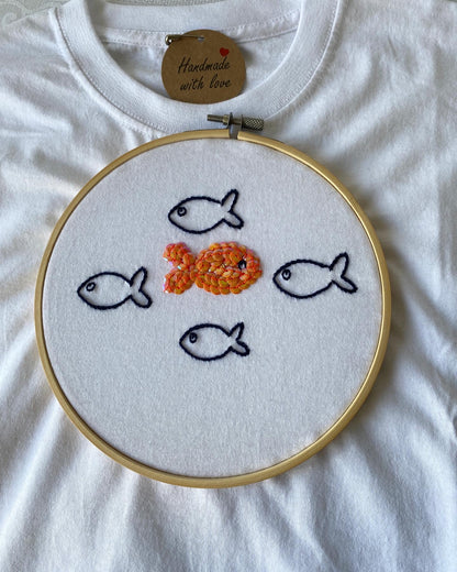 T-SHIRT "PESCE ROSSO"