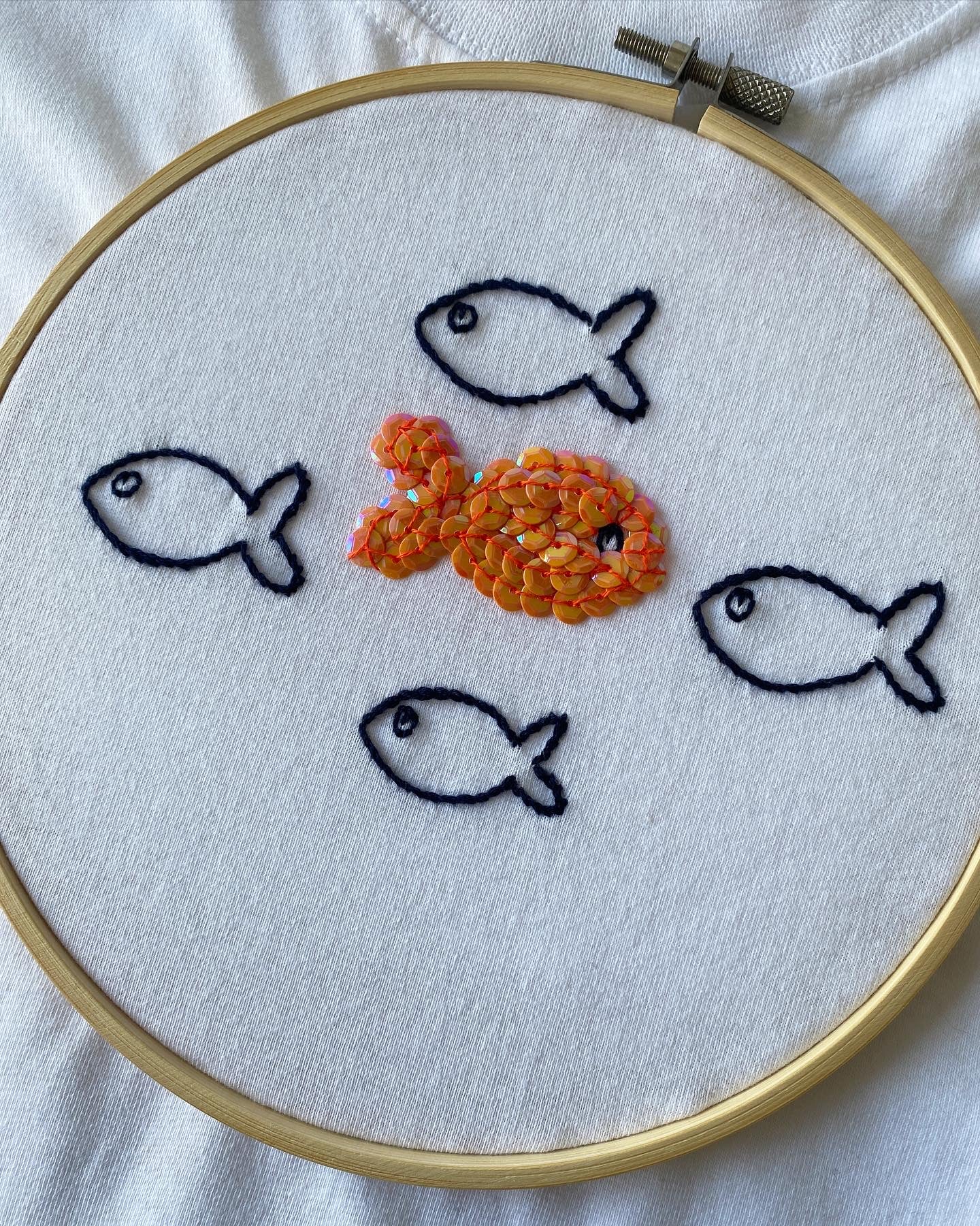 T-SHIRT "PESCE ROSSO"