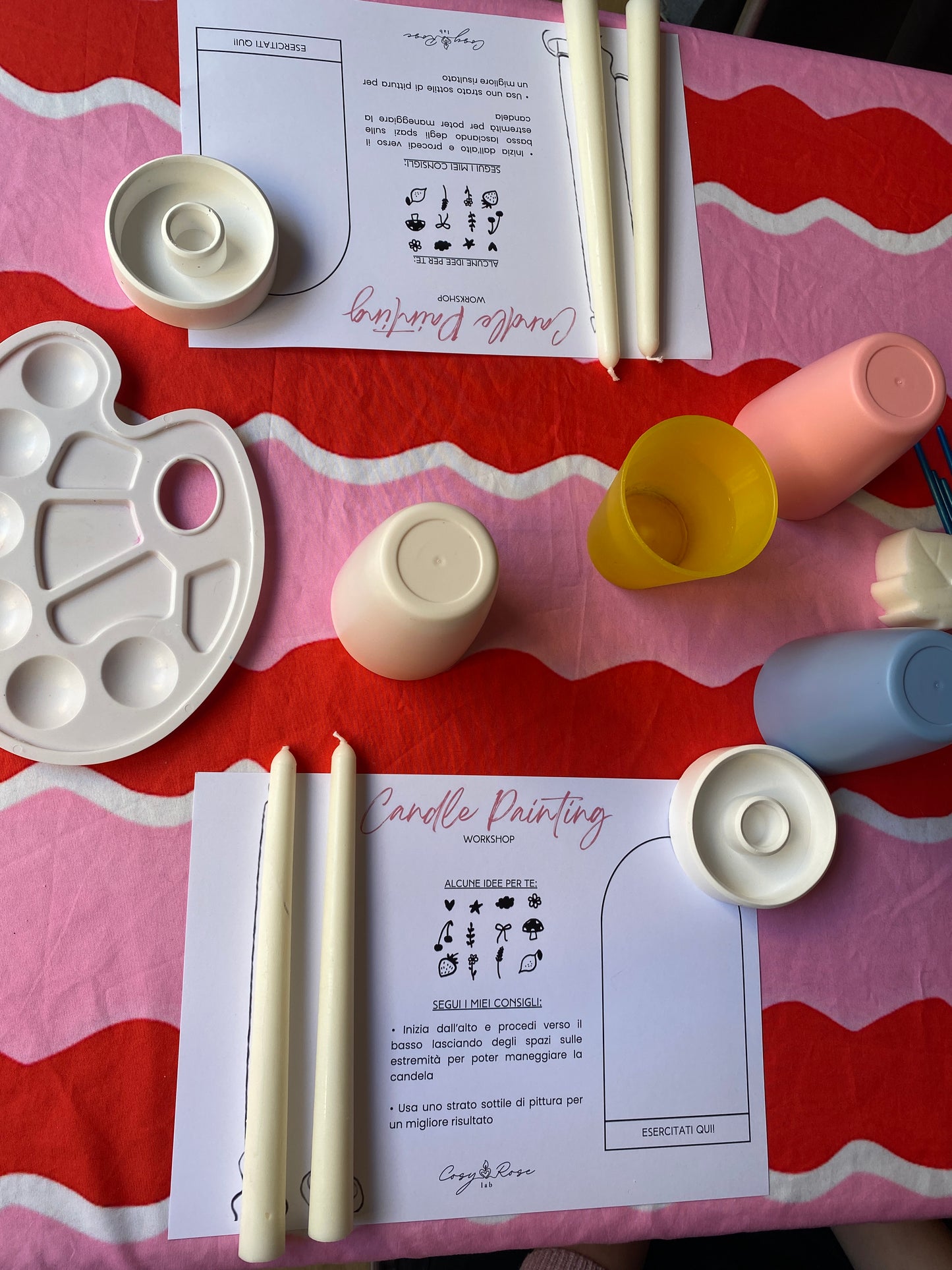 WORKSHOP DI CANDLE PAINTING