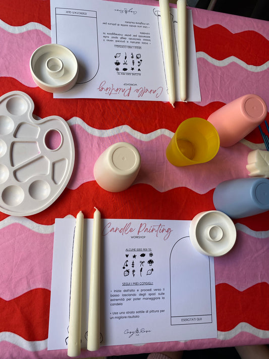 WORKSHOP DI CANDLE PAINTING